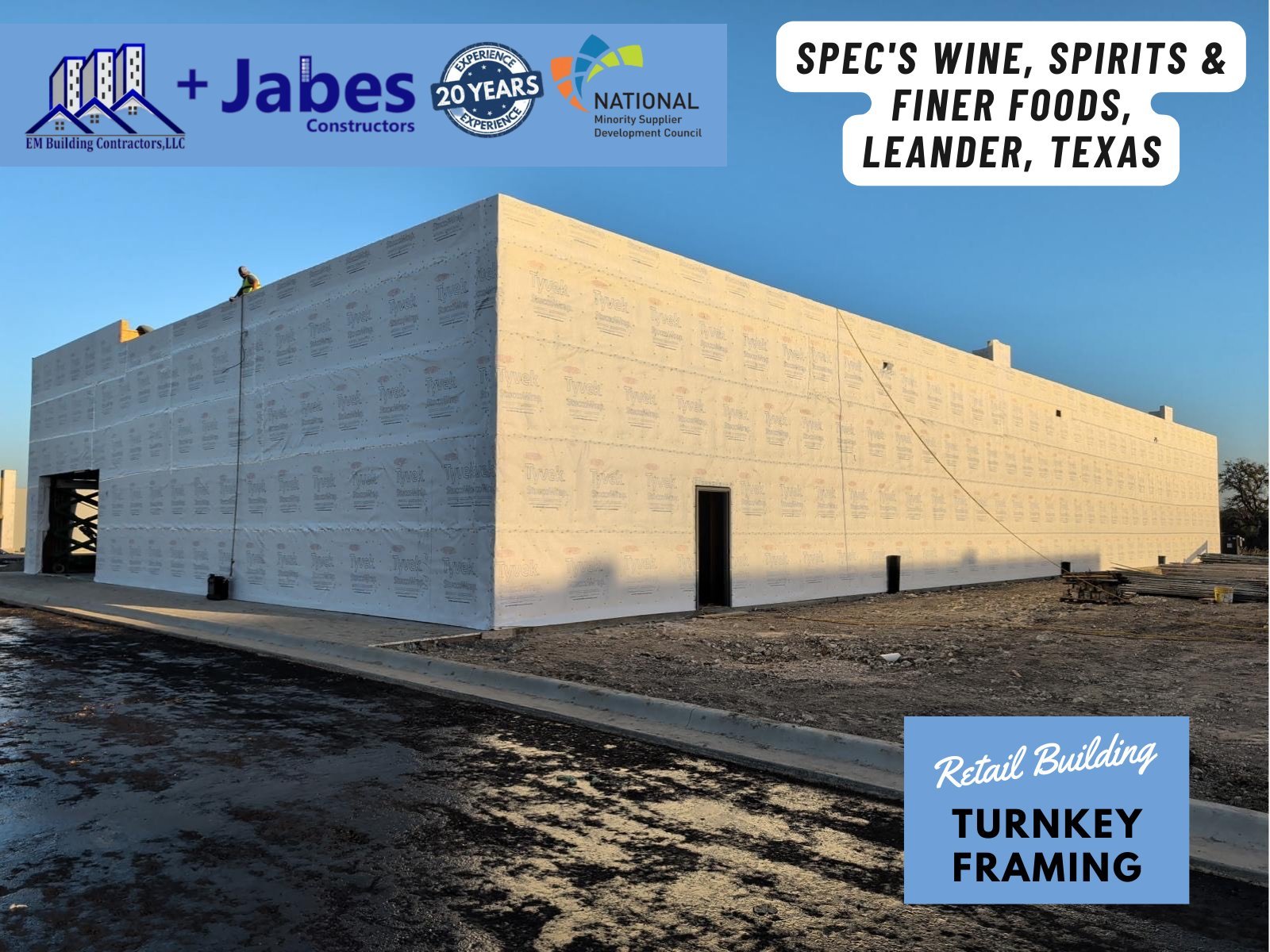 Specs Leander Project Progress: Wood Framing Successfully Completed