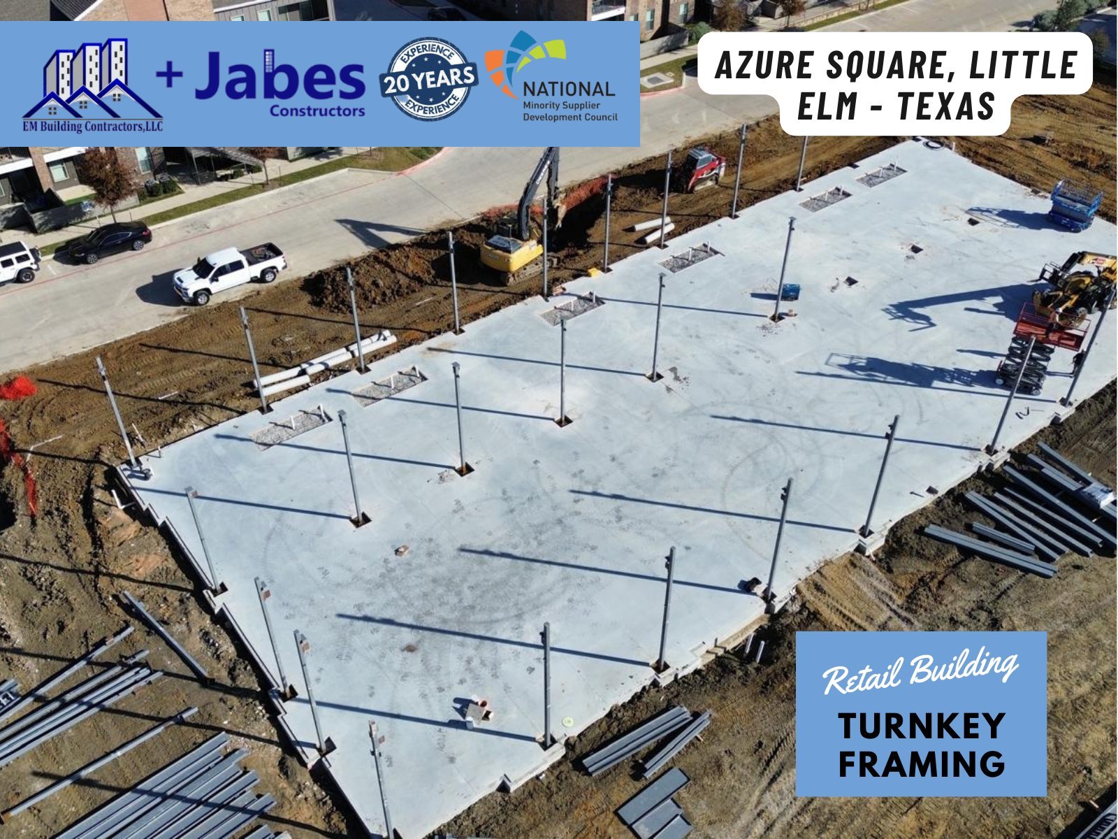 Project Update: Azure Square, Little Elm, Texas – Progress in Full Swing
