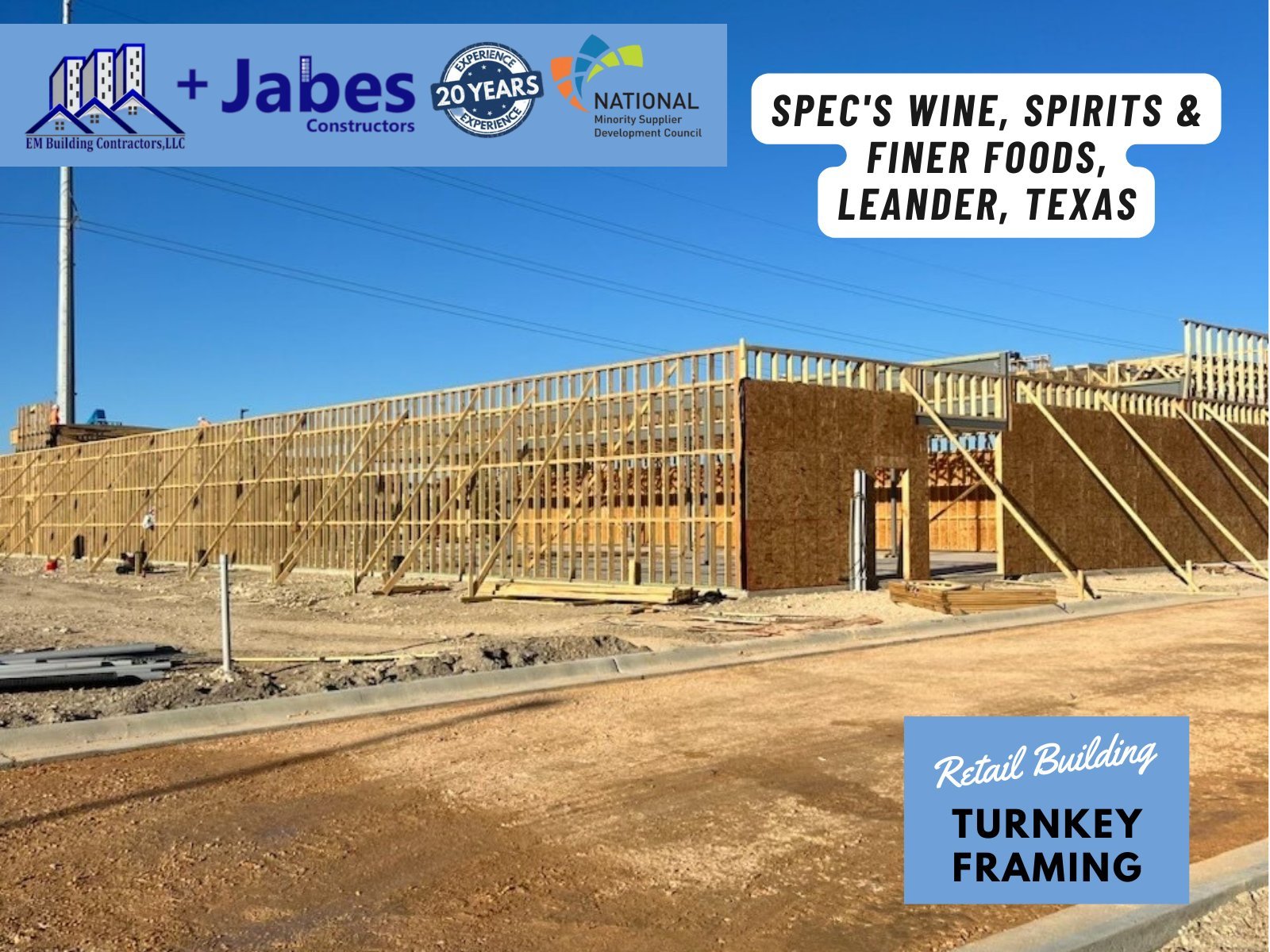 Spec’s Wine, Spirits & Finer Foods, Leander – Completed by the Best Commercial Wood Framing Contractors in Texas