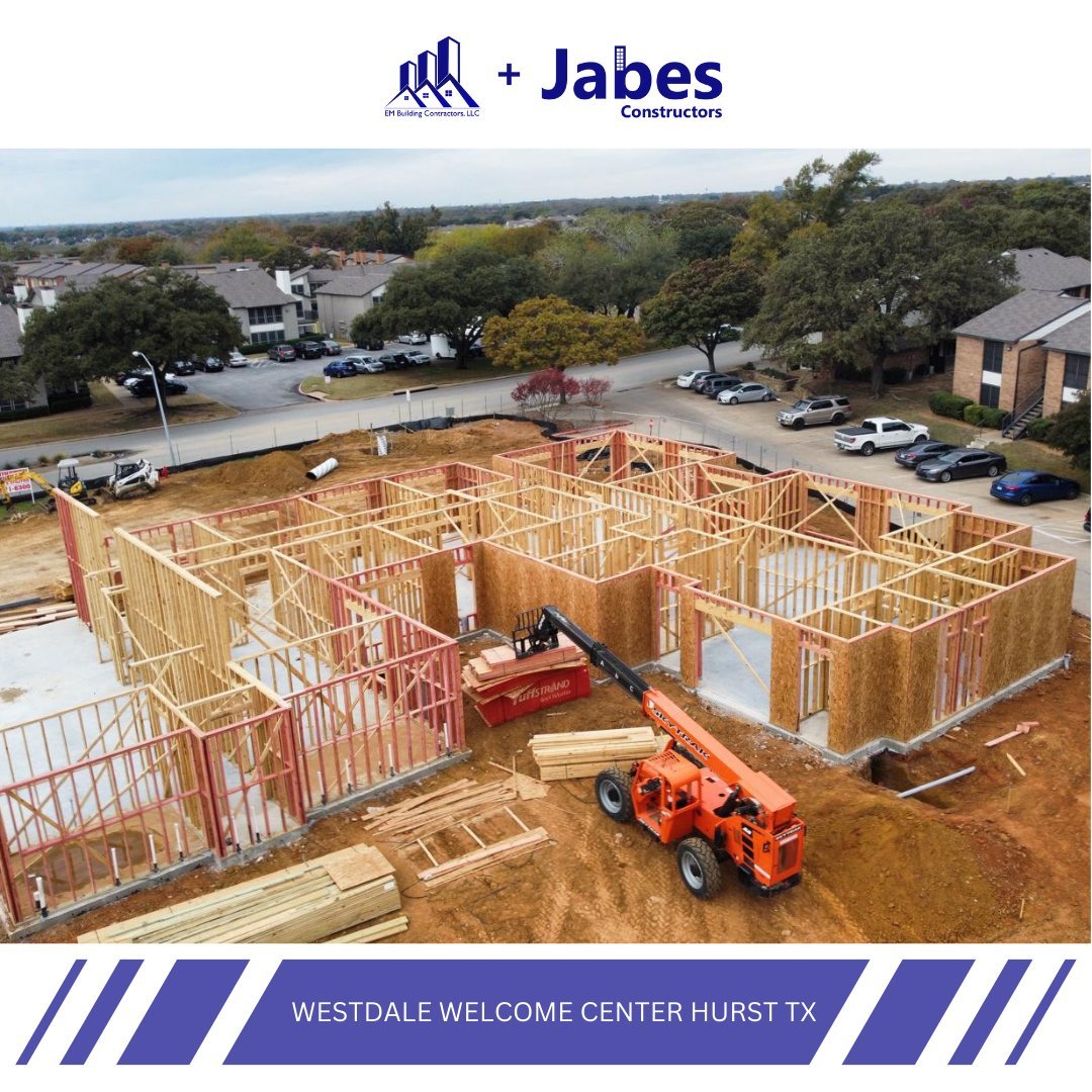 🔨 Framing Milestone Reached at the Westdale Welcome Center in Hurst, TX! 🔨