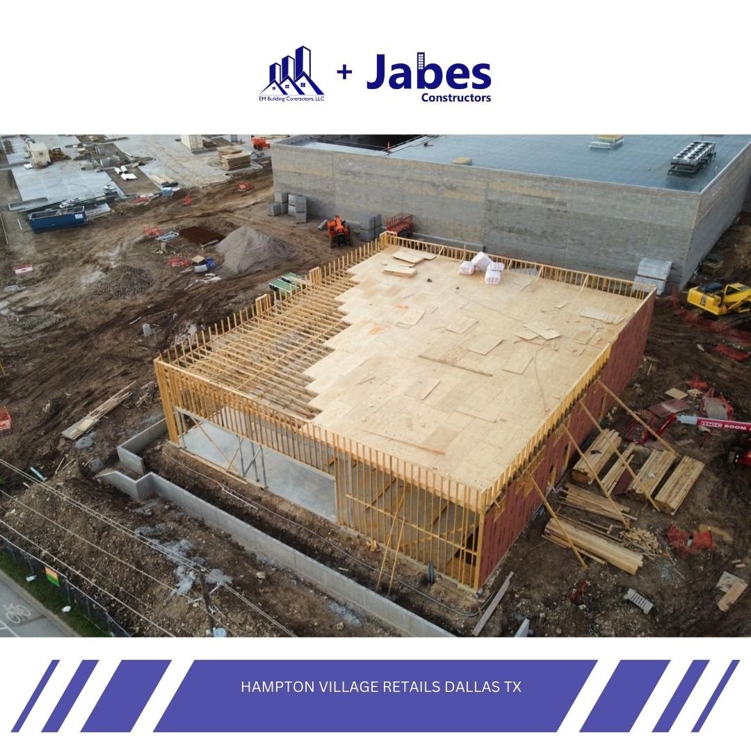 Exciting Progress at Hampton Village Retail in Dallas, TX! 🚧🏗️