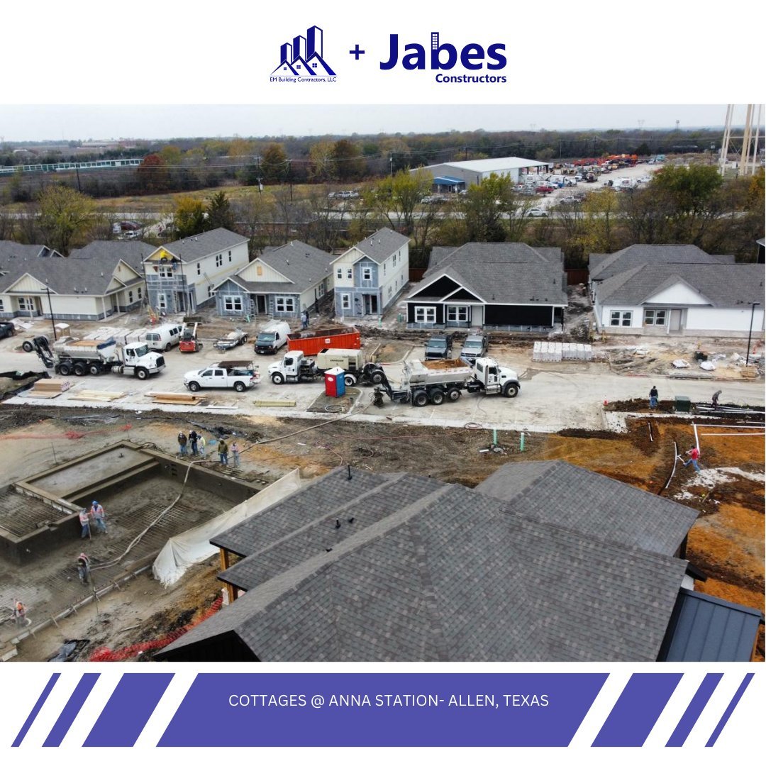 Rapid Progress at COTTAGES @ ANNA STATION - ALLEN by Jabes Constructors Inc.