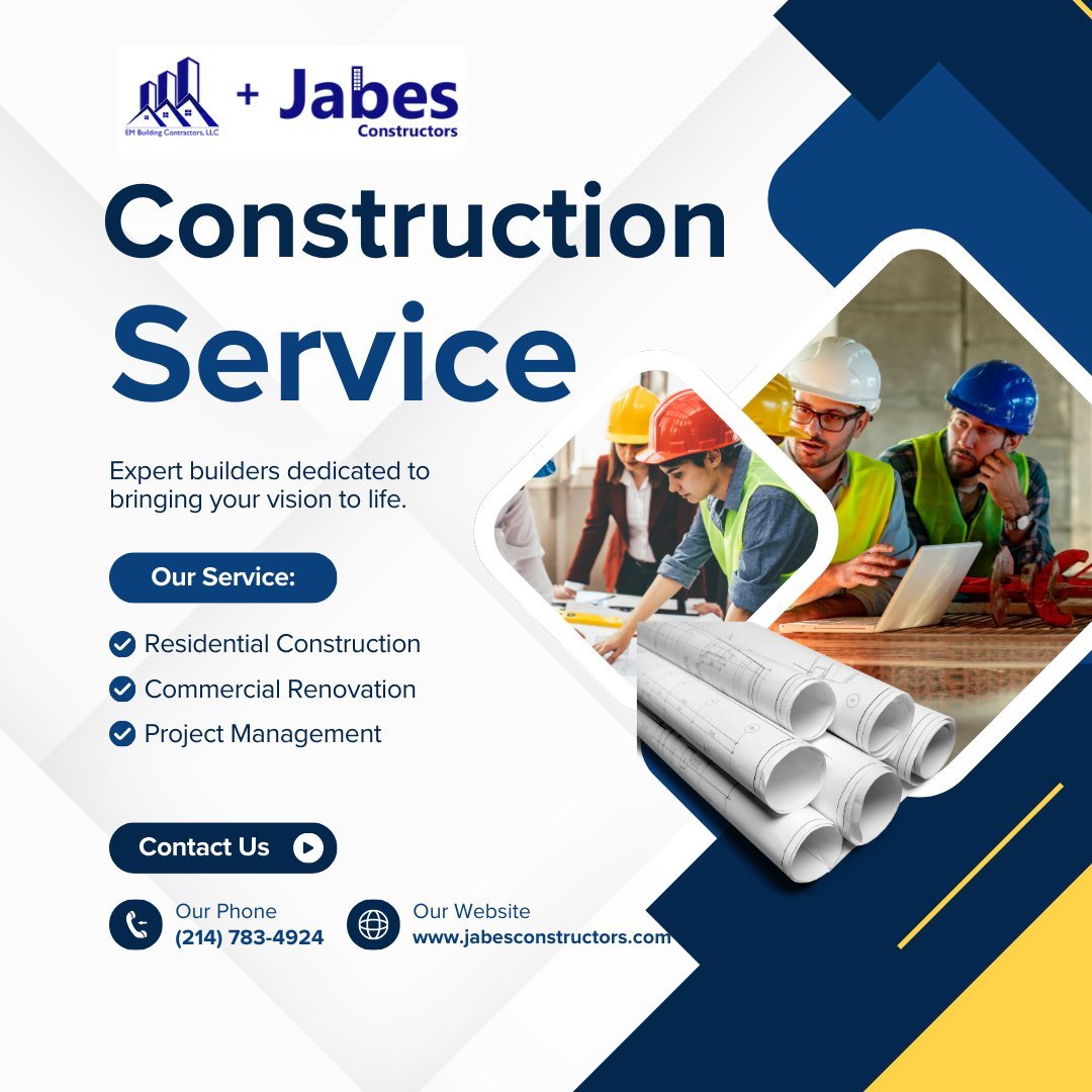 Construction Management Services by Jabes Constructors, Inc. and EM Building Contractors, LLC