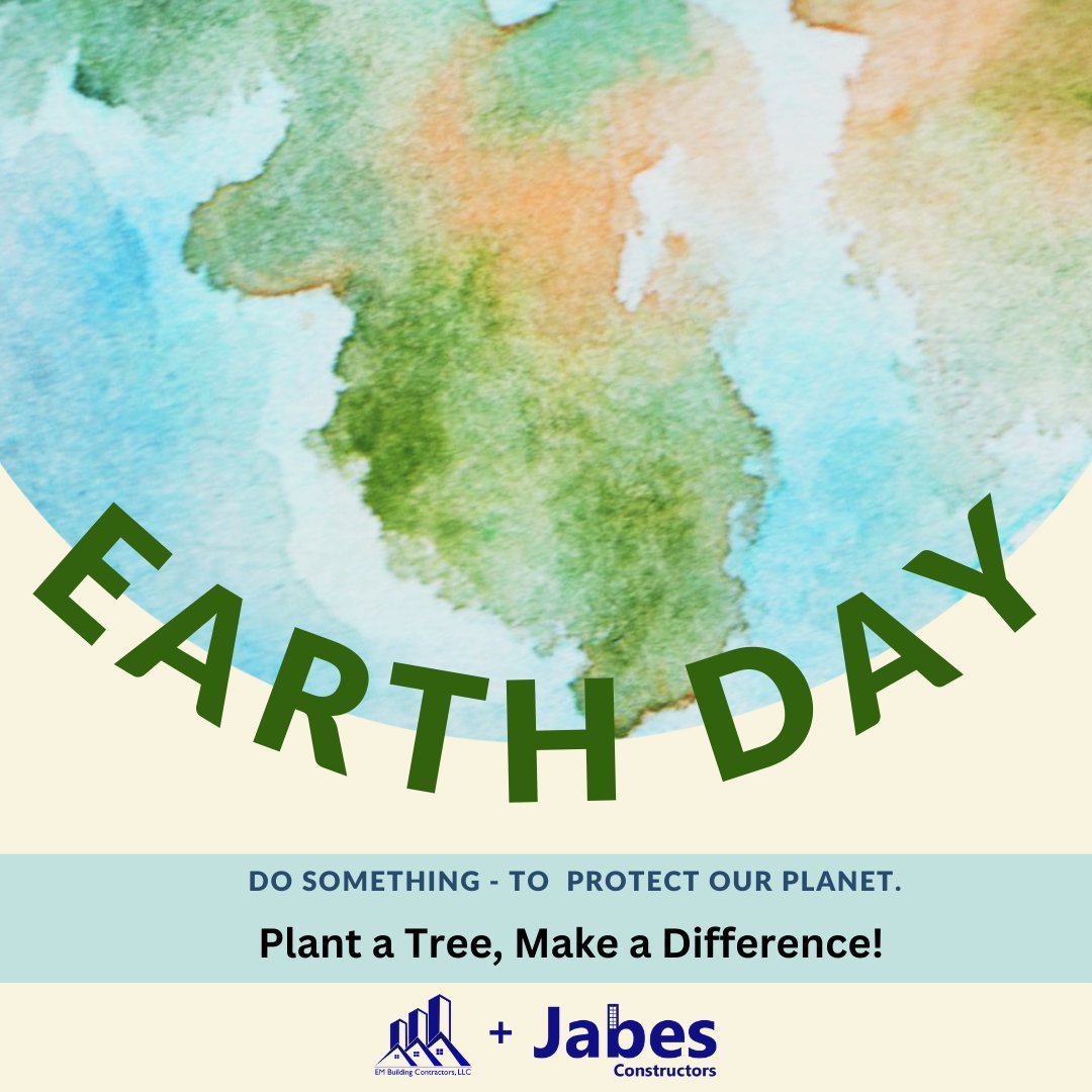 🌎🌱 Happy Earth Day from Jabes Constructors! 🌱🌎
