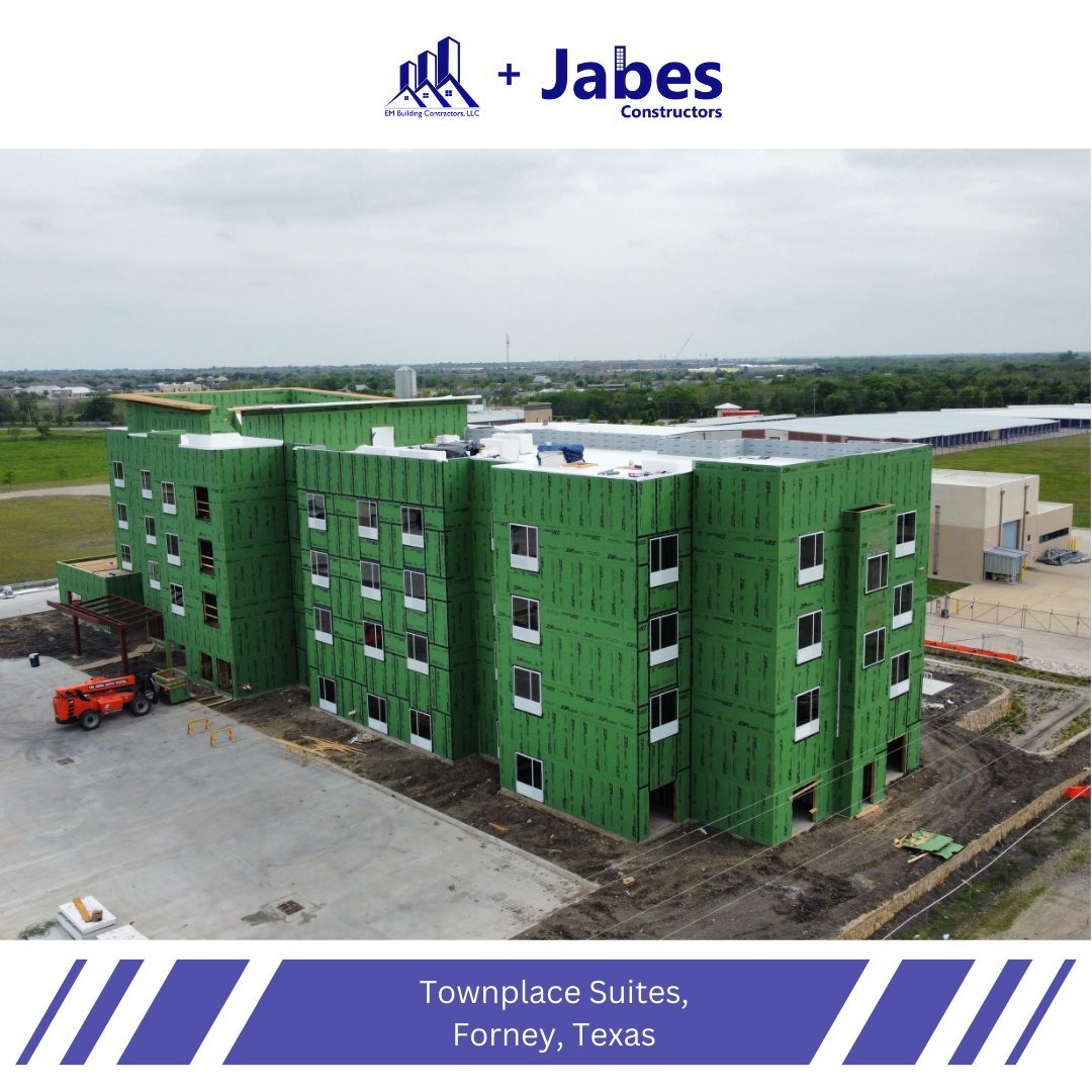 Celebrating Excellence: Jabes Constructors Completes Wood Framing at Townplace Suites, Forney - Texas