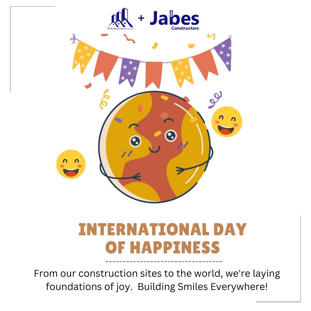 Building Smiles: Celebrating International Day of Happiness with Jabes Constructors