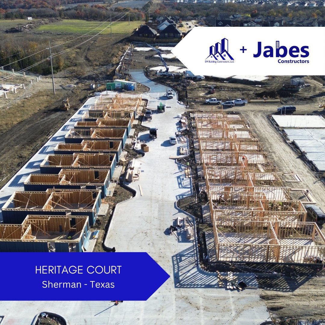Elevating Heritage Court, Sherman: Wood Framing Contractors in Texas at Work