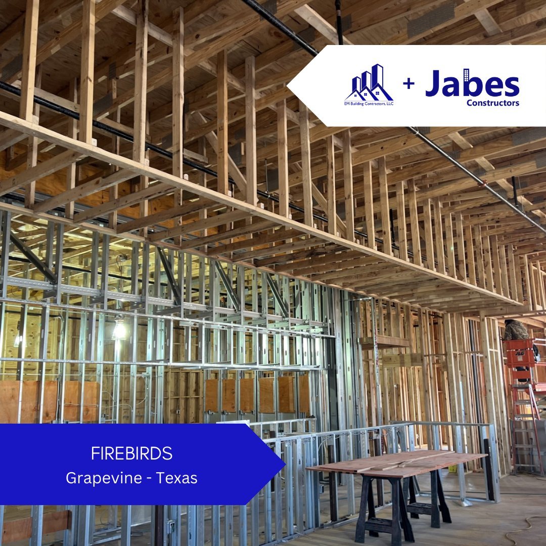Firebirds by Jabes Constructors: Progress Update by Commercial Wood Framing Contractors in Texas
