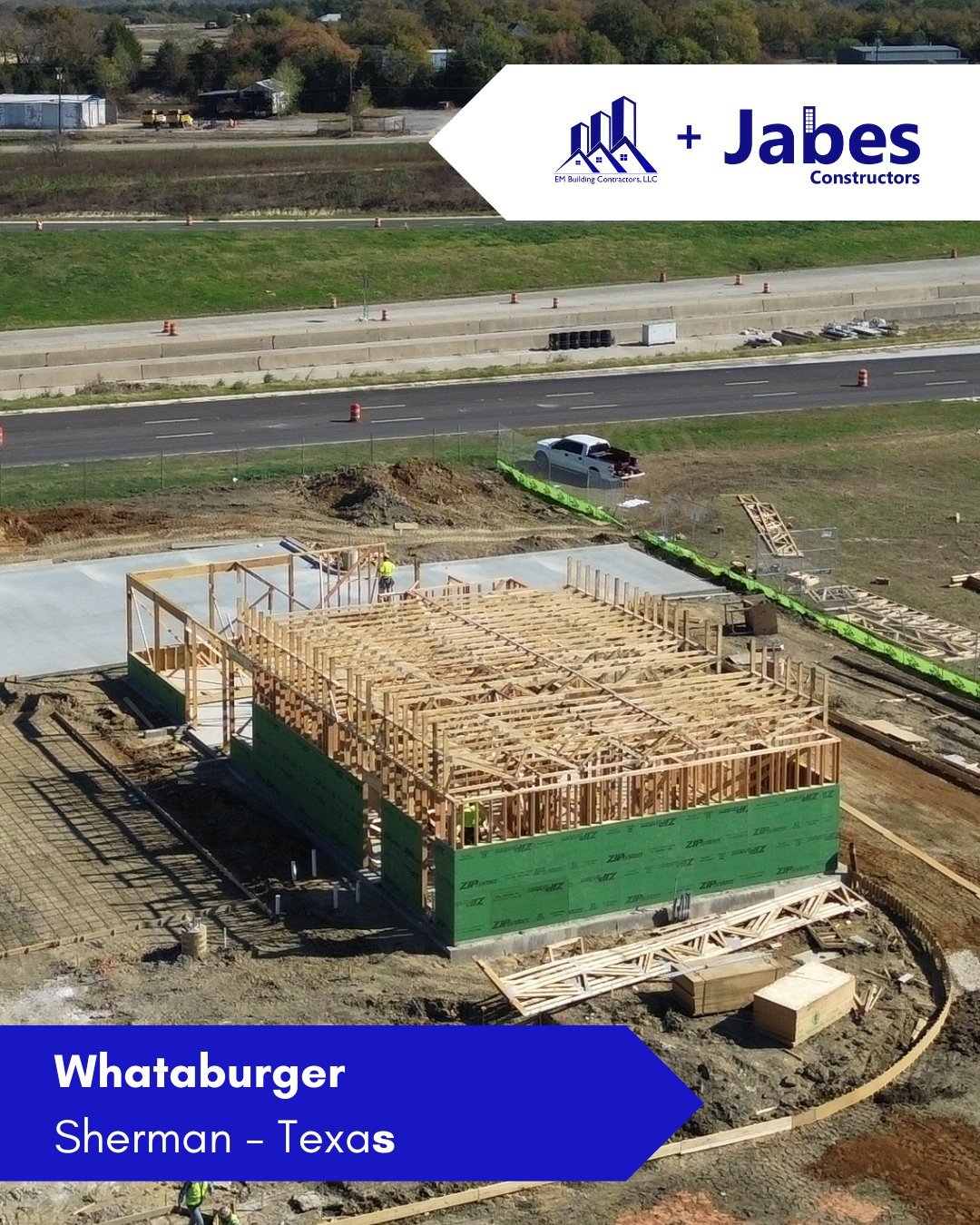 Jabes Constructors: Making Strides at Whataburger, Sherman