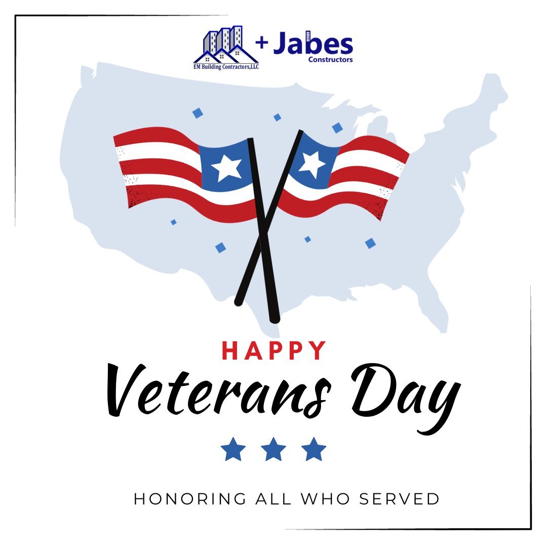 Honoring Our Heroes: A Veterans Day Salute from Jabes Constructors