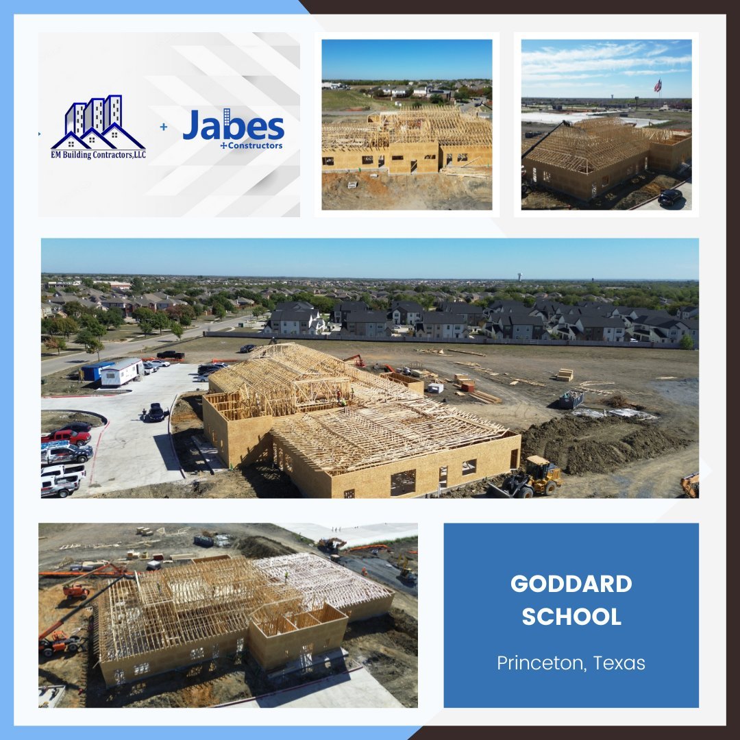 Milestone Achieved: Wood Framing Completion at The Goddard School Construction Project in Texas