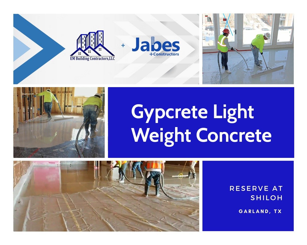 Gypcrete Light Weight Concrete