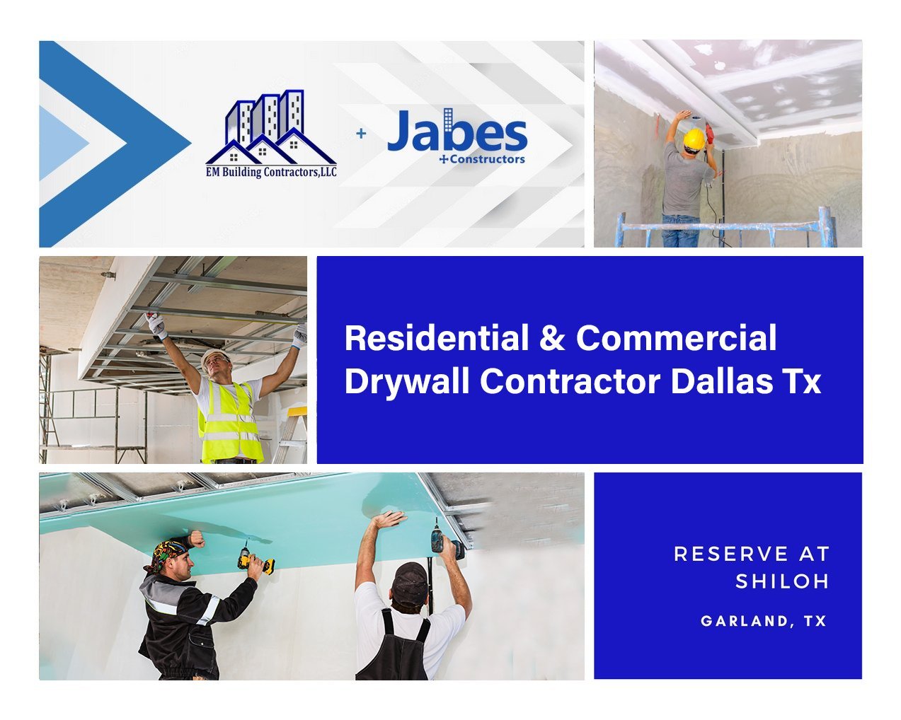Residential & Commercial Drywall Contractor Dallas Tx