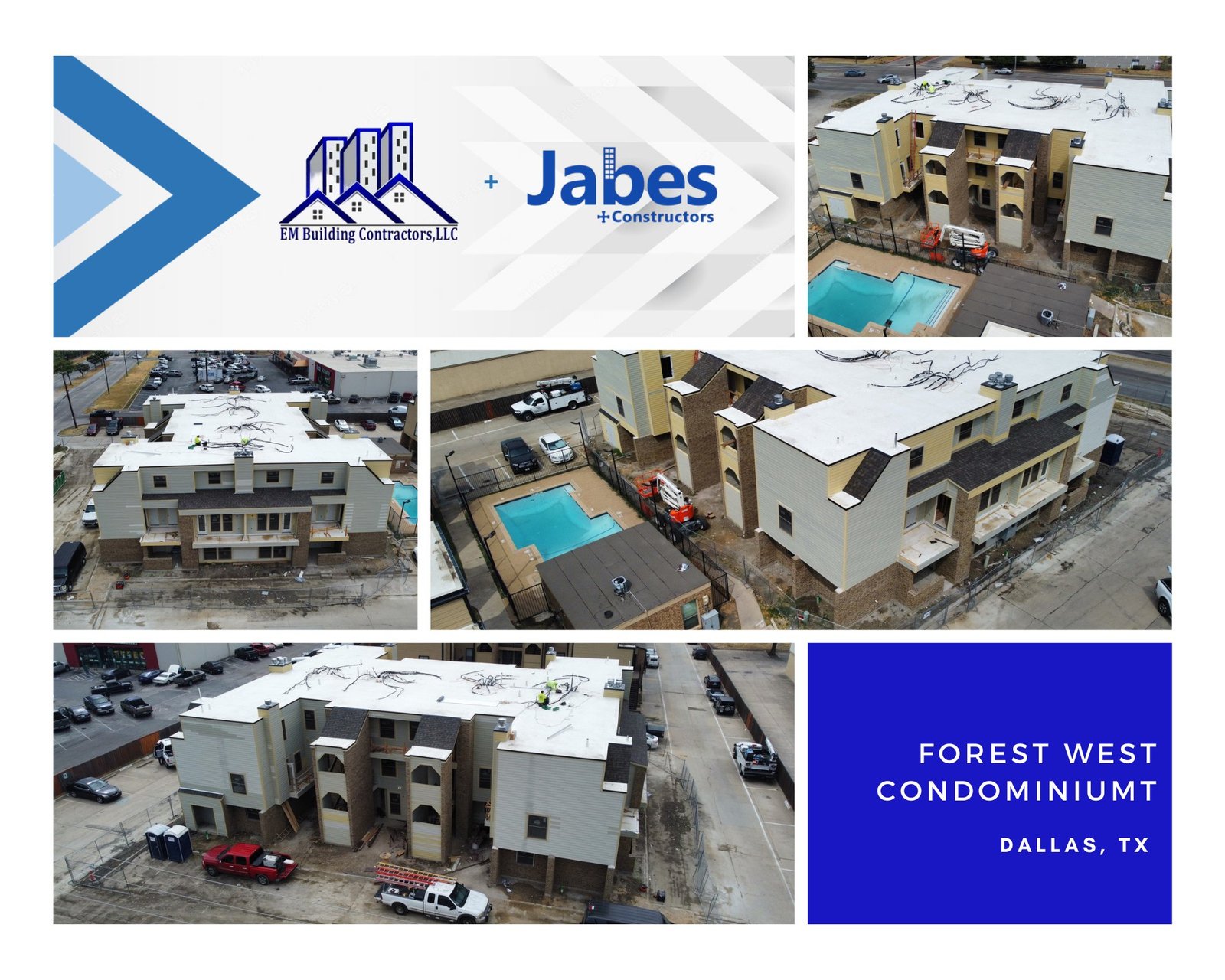 Forest West Condominium, Dallas - Residential Multi-family Building