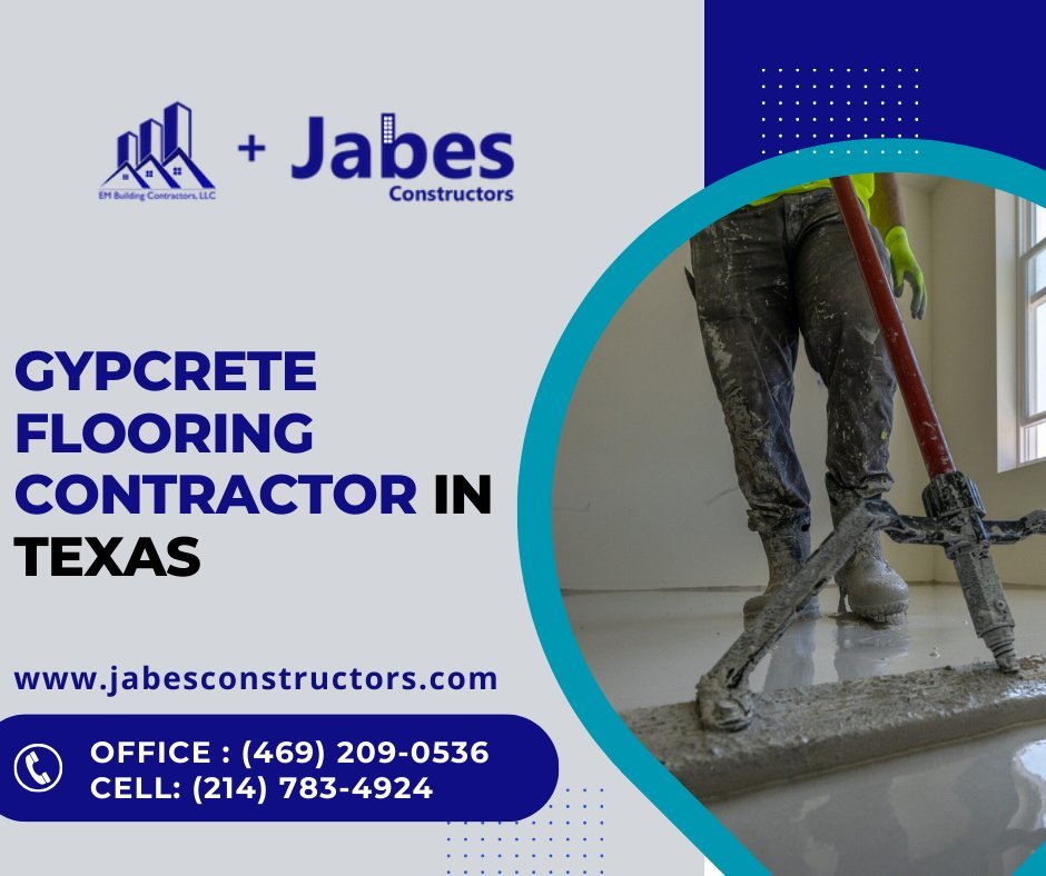 Gypcrete Flooring Contractor in Texas
