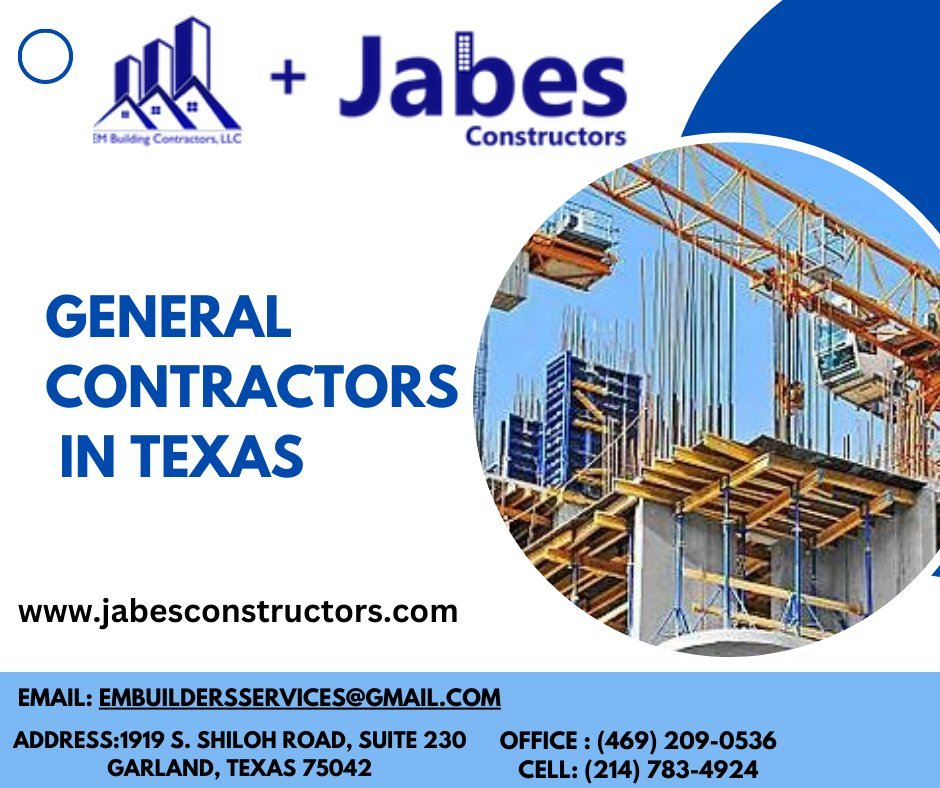 General Contractors in Texas 